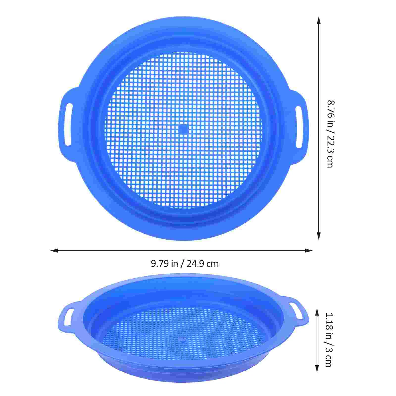 Jouet de sable à écran en plastique, filtre portatif, jouets de plage pour enfants, tamis de passoire