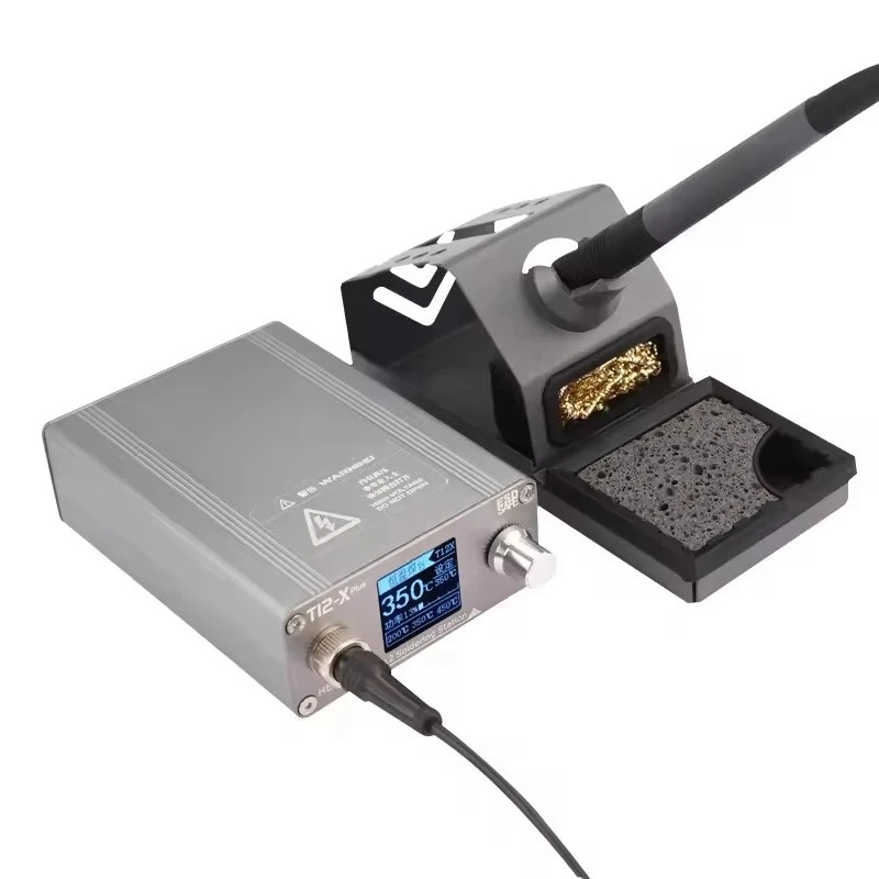 Intelligent Digital Soldering Rework Station With T12 Iron Tip Precision Welding Tool For Cell Phone PCB Repair Maintenance