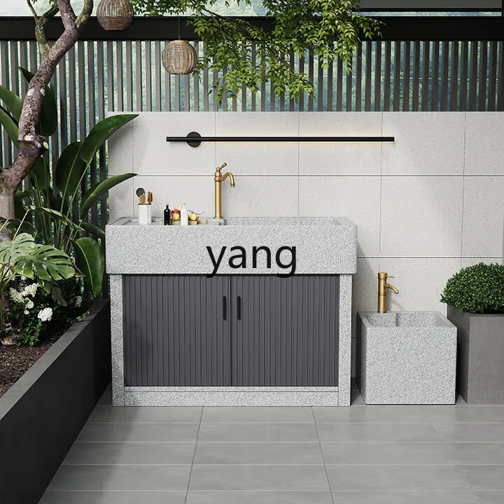 

LTT natural granite laundry pool villa courtyard home marble