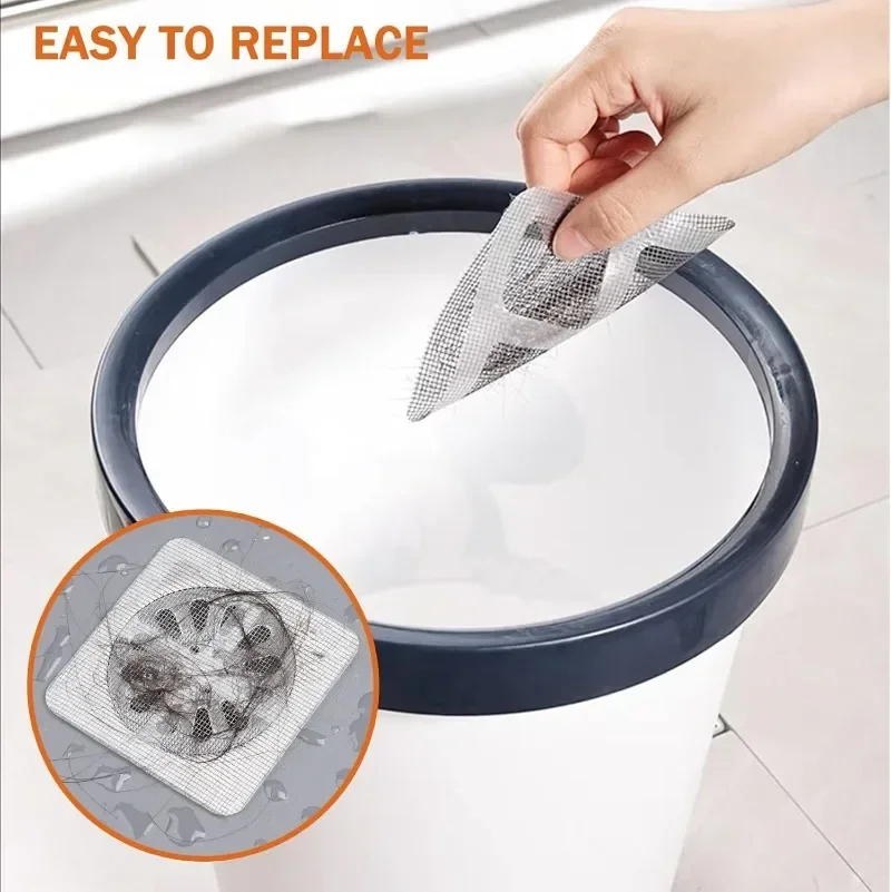 Disposable Hair Catcher Mesh Anti-blocking Filter Floor Drains Sticker Shower Cover Kitchen Bathroom Sink Shower Strainer Mesh