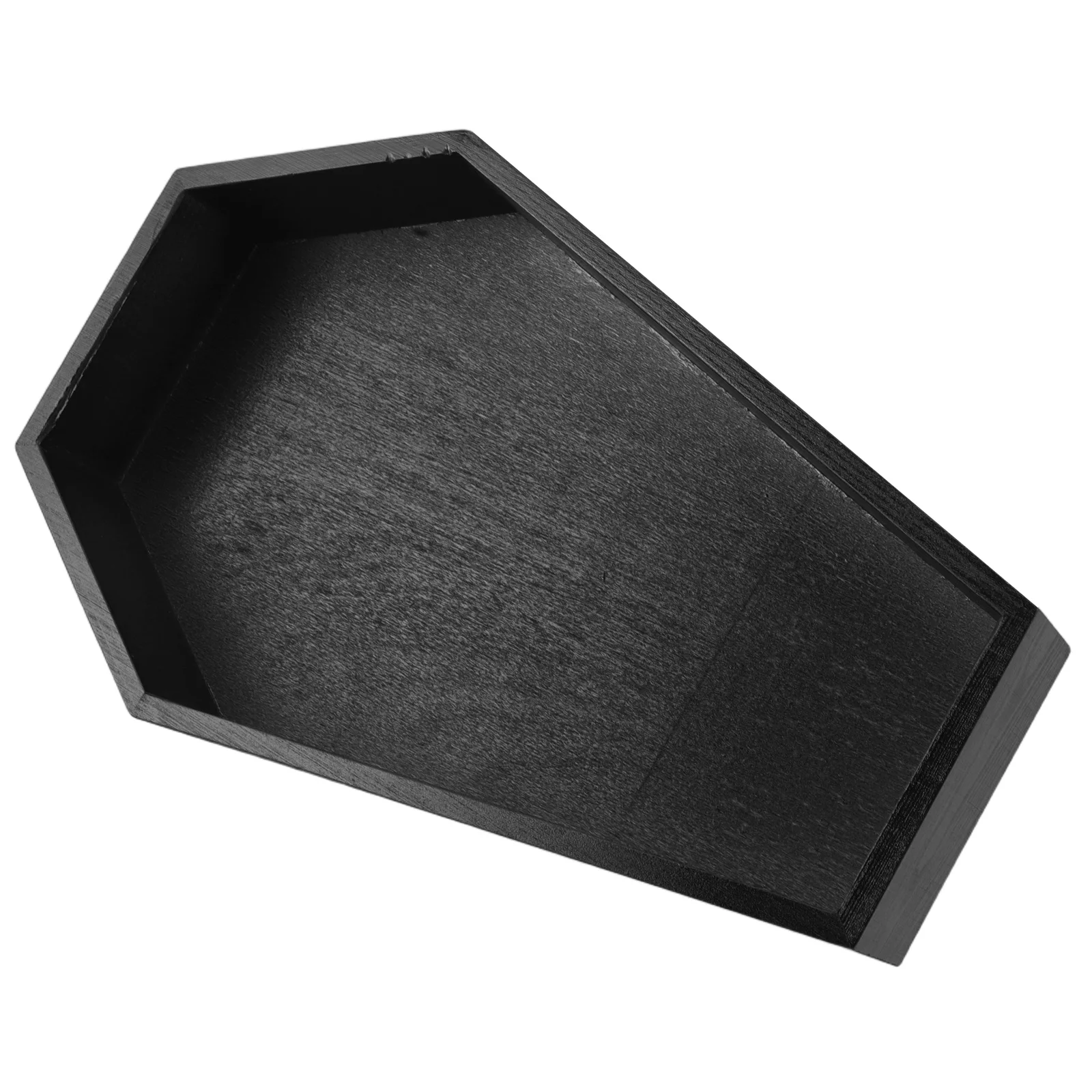 

Wooden Coffin Tray Gothic Decor 11x7inch Halloween Candy Keys Snack Tray Spooky Home Accent Halloween Party Decor