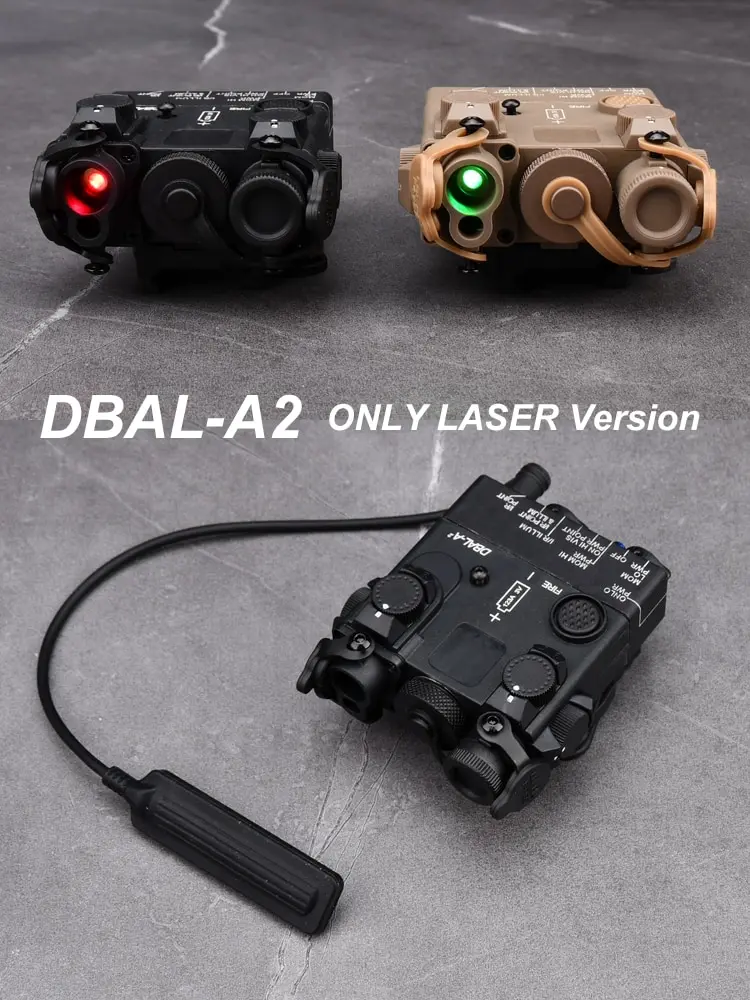 WADSN Tactical DBAL Red Dot Indicator Dbal A2 Green Pointer Singal Laser Airsoft DBAL-A2 Hunting Scout Light Fit 20mm Rail