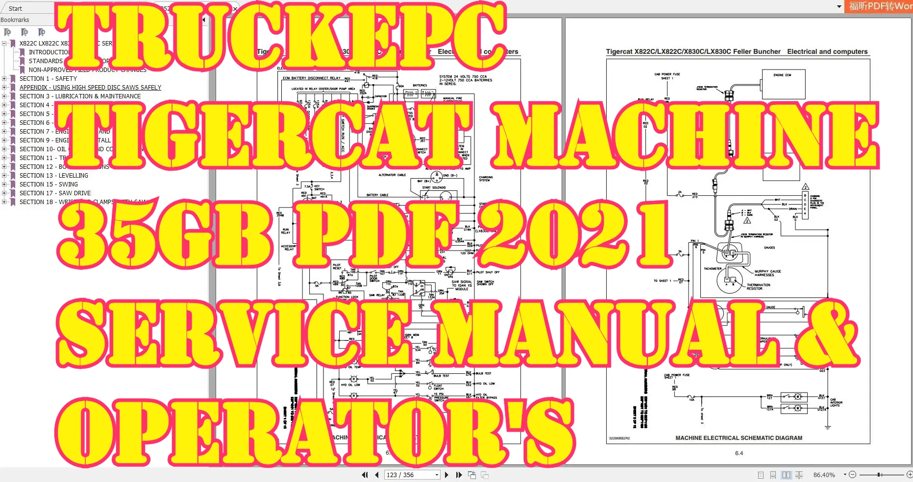 

Руководство по обслуживанию и эксплуатации TruckEPC Tigercat Machine 35GB PDF 2021