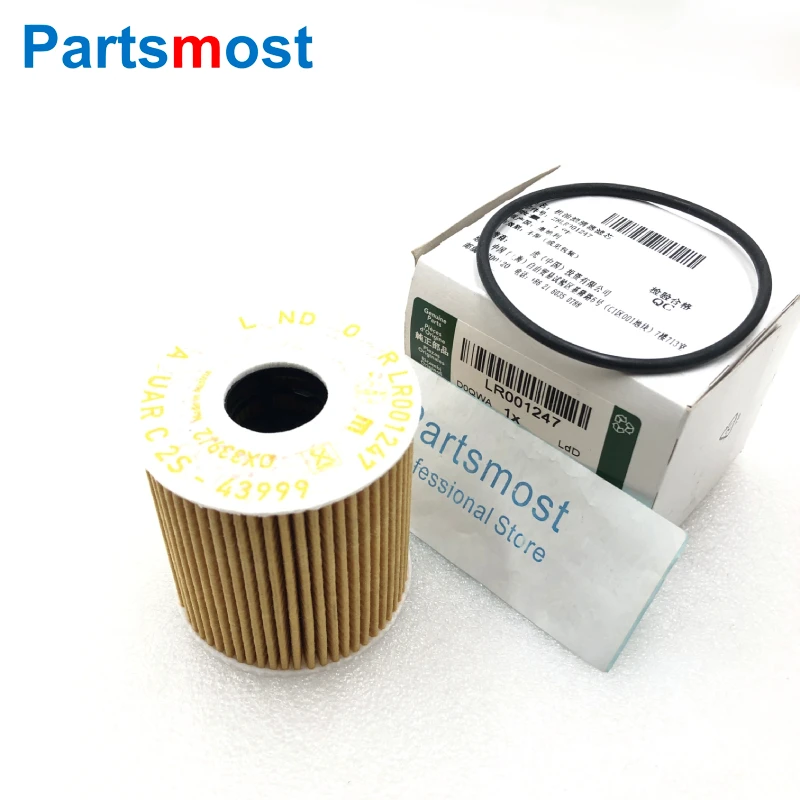 

OE LR001247 LR030778 2.2L SINGLE TURBO DIESEL OIL FILTER W/ SEAL FOR LAND ROVER FREELANDER 2 RANGE ROVER EVOQUE DISCOVERY SPORT