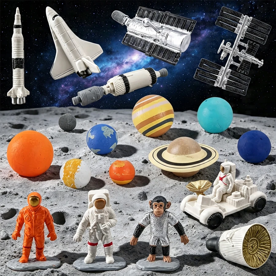 Solar System Model - Simülasyon Plastik Güneş Sistemi Dokuz Gezegenler
