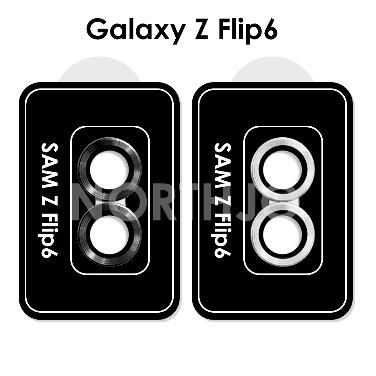 ﻿50Pcs CD Camera Lens Protector Cover For Samsung Galaxy Z FoLd6/FLip6 Z FILP5/FoLd5 Z FILp4/Fold4 W23 W23 filp 3D Alloy Glass