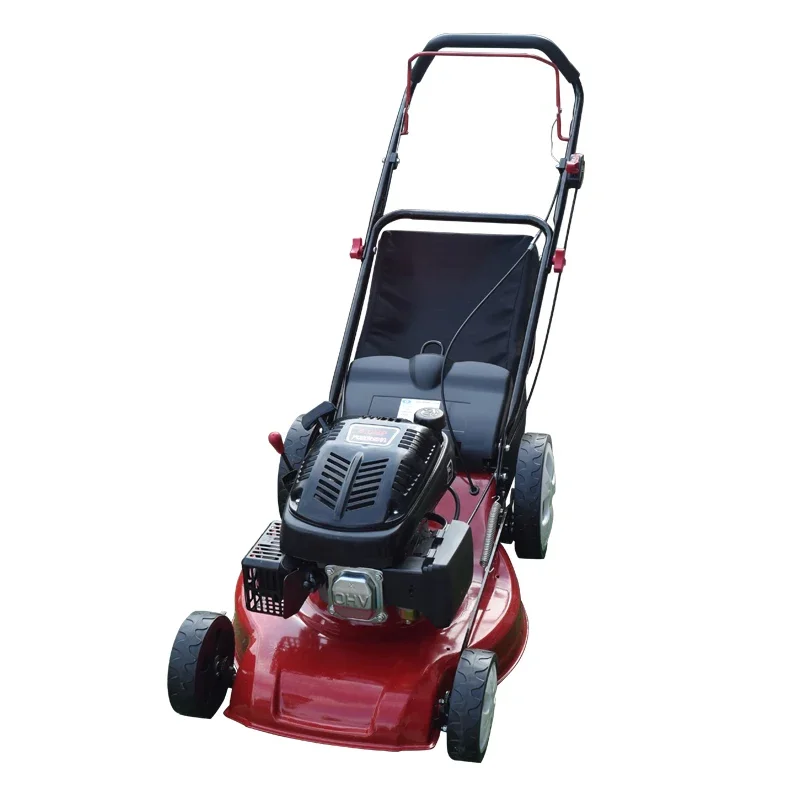 

High power 4 Wheel fuel-efficient gaoline fast cutting hand propelled Lawn Mower