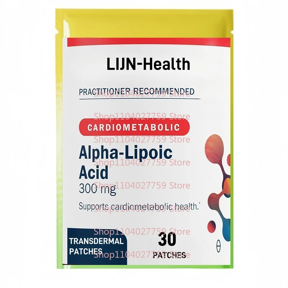 

30 Patches Alpha-Lipoic Acid Transdermal Patches to Help Support a Healthy Metabolism and Tissue Health