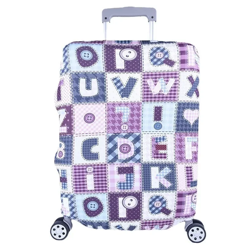 

Luggage Protective Cover Travel Case Cover Printed Travel Case Cover Thickened Elastic Case Cover Trolley Case
