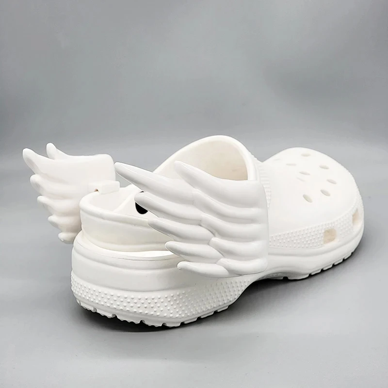 1Pair Fashion Angel Wings shoe DIY decoration For sandals Charms Design DIY All-match Shoe Accessories Men/Women shoe Decoration