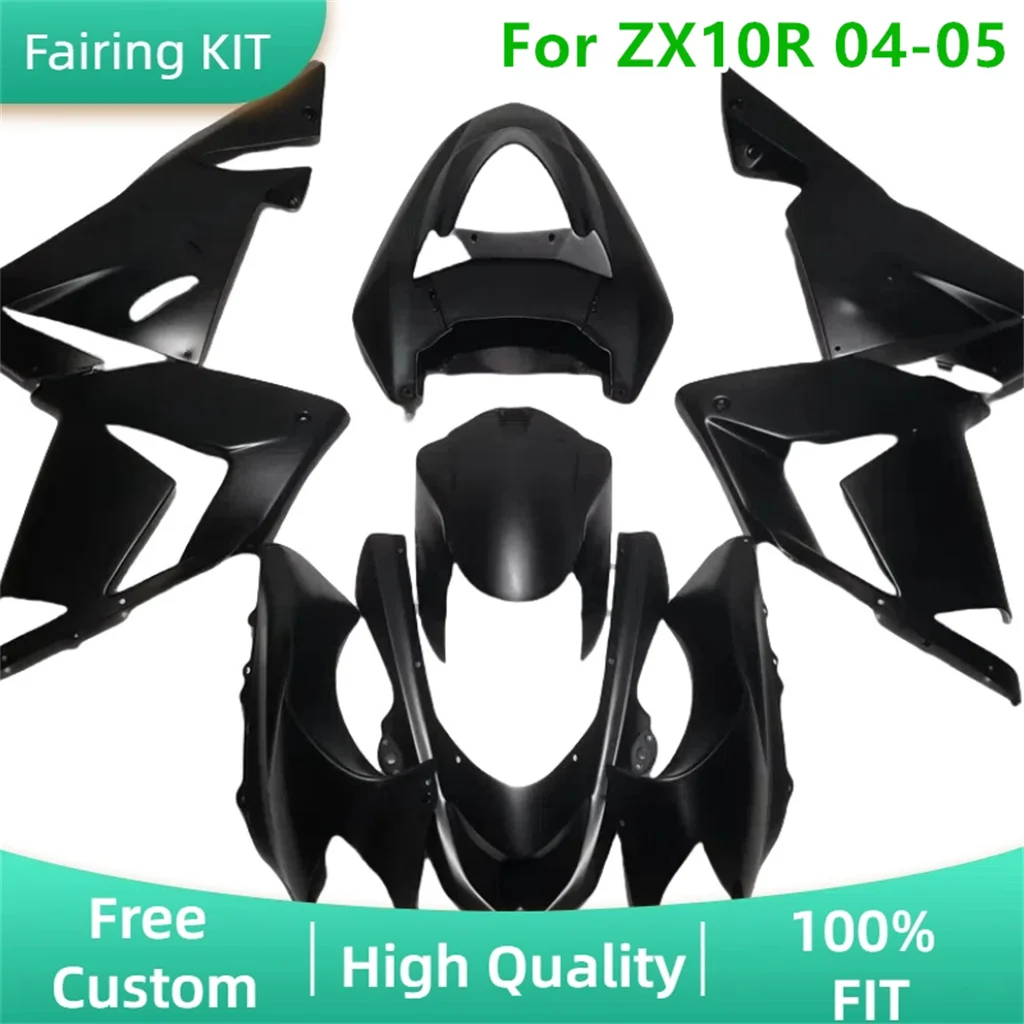 

Hot Sell Motorcycle Fairings for Kawasaki ZX10R 04 05 2004 2005 ZX-10R High Quality Sportbike Body Rebuild Street Sport Bodywork