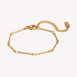 E.B.belle Minimalist Style Waterproof Stainless Steel Joint chain Necklace Bracelet Anklet Chain Jewelry Set For Lady Jewelry