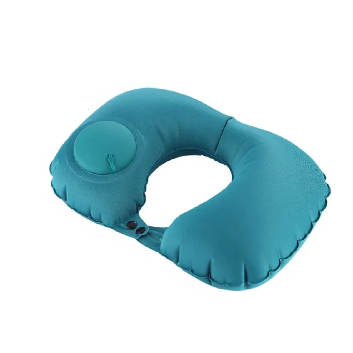 U Shape Neck Cushion Automatic Air Inflatable Pillow Compress Ring Pillow  Airplane Car Outdoor Travel