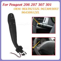 Indicador de dirección de coche para Peugeot, interruptor de señal de giro de tallo, para Peugeot 206, 207, 301, 307, 96439233ZL, 96530930XT, 96450912ZL