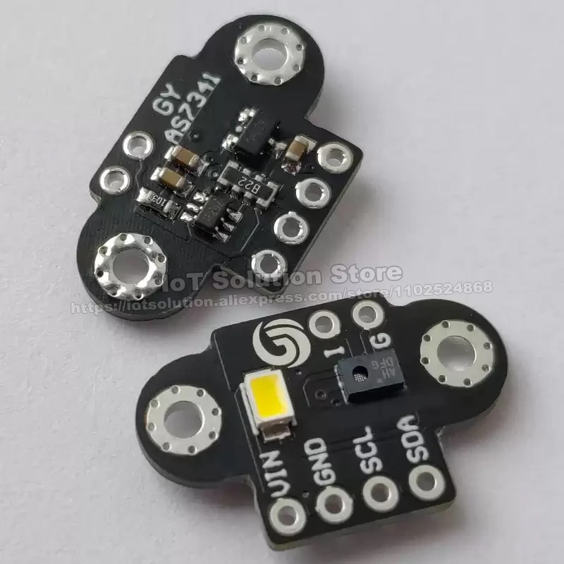 GY-AS7262 AS7263 AS7341 AS7343 AS7331 Visible Light Infrared Color Spectrometer Sensor Module image 3