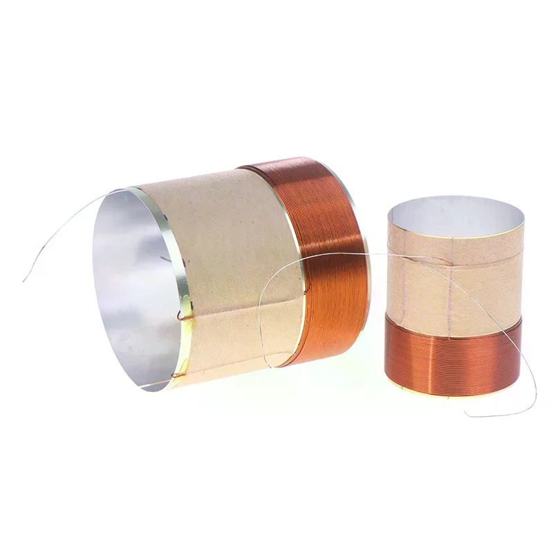1PCS Speaker Voice Coil Braided Copper Lead Bass Voice Coil 2Layers Speaker Aluminum Voice Coil Repair Accessories