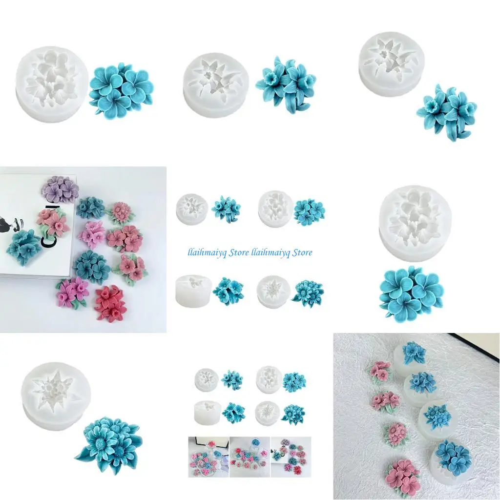 

573b Creative Flower Silicone Accessy Accessessy для любителей и планировщиков вечеринок