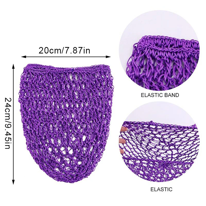 

Модные женские вязаные крючком снуд для волос с эластичными краями, сетка для длинных волос, сетка для сна, ночная шапочка, тюрбан, головные уборы, сетки для волос