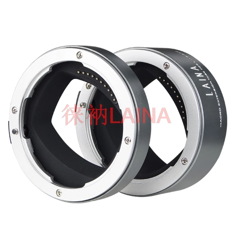 12mm+24mm Auto Focus Macro Extension Tube Ring For Leica T Sigma FP Panasonic L Mount Camera Close-up Photography Adapter