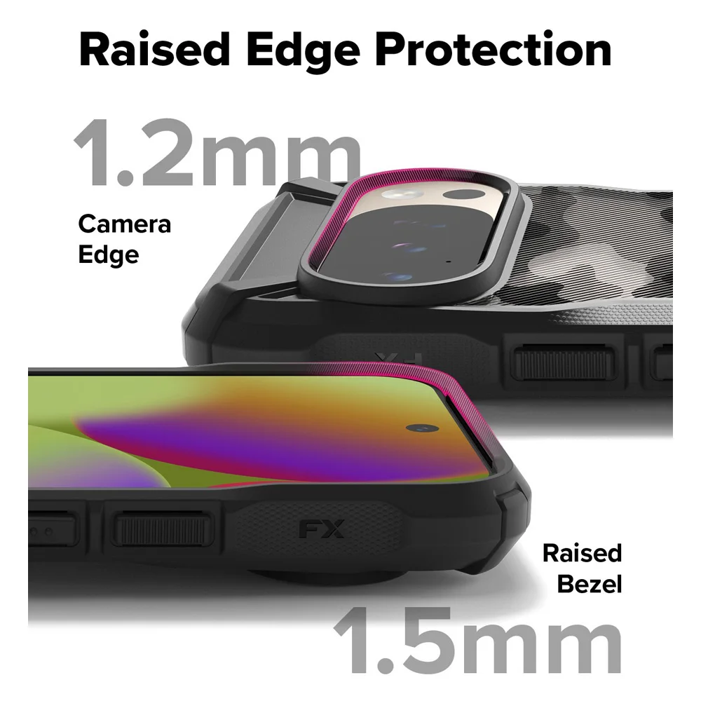 Etui Ringke Fusion-X do Google Pixel 10/10 Pro, miękka ramka TPU i przezroczysta, twarda tylna obudowa hybrydowa z obsługą MagSafe. — zdjęcie produktu 4