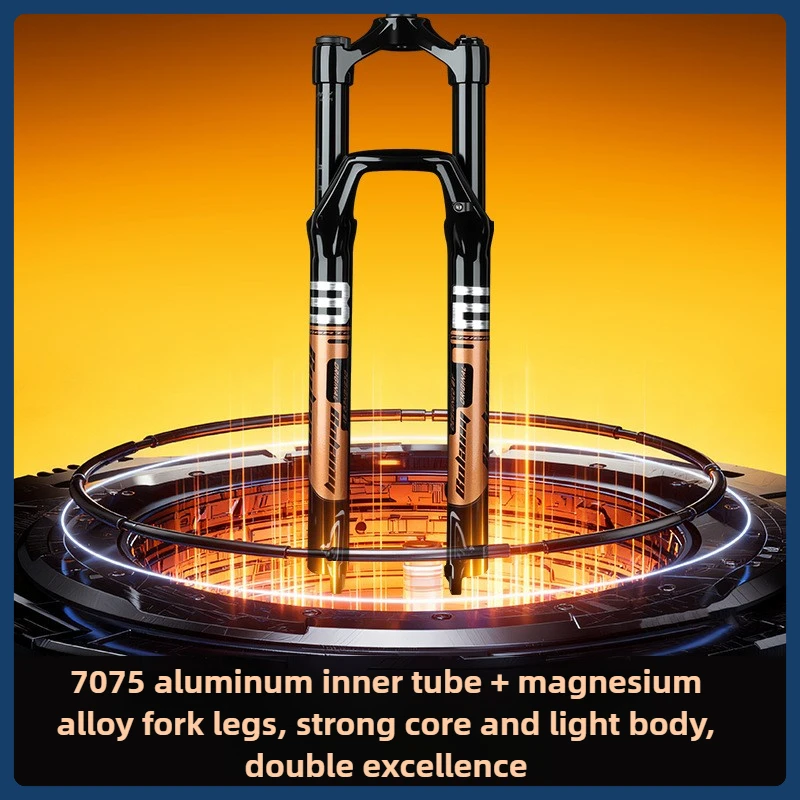 BOLANY 27.5/29 بوصة سريعة الإصدار دراجة هوائية جبلية شوكة تعليق 32 مللي متر Stanchion ، 100 مللي متر شوكة عرض سبائك الألومنيوم ملحقات MTB #4