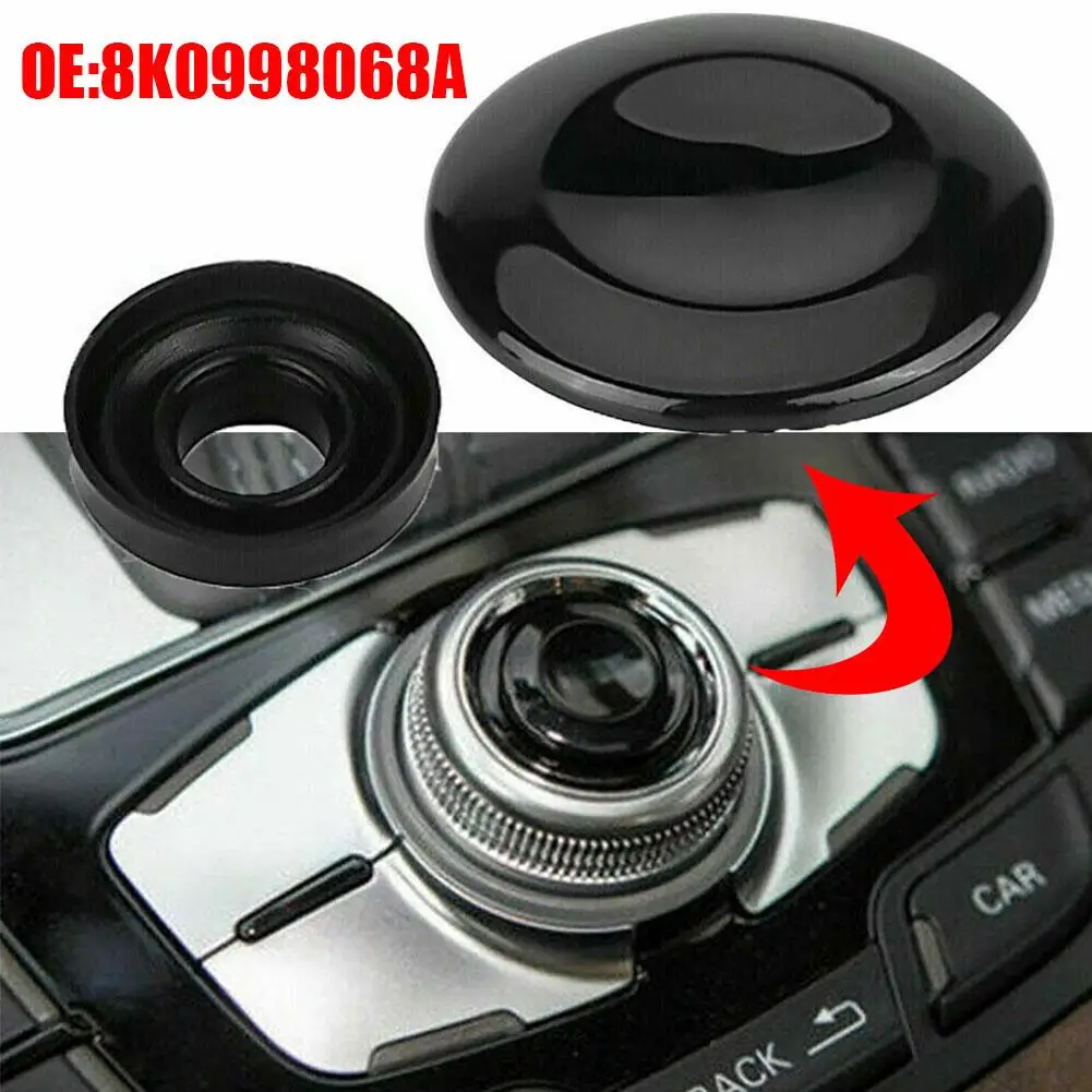طقم إصلاح زر عصا التحكم بمقبض السيارة الأسود اللامع ، MMI ، 8K0998068 ، 8K0 ، 001 ، 068 A ، 8K0998068 A ، لأودي A4 ، A5 ، Q5 ، S6