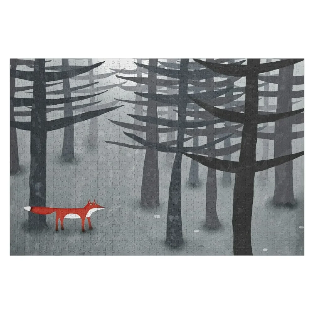 

The Fox and the Forest Jigsaw Puzzle Customizeds For Kids Baby Wooden Custom Kids Toy Toddler Toys Puzzle