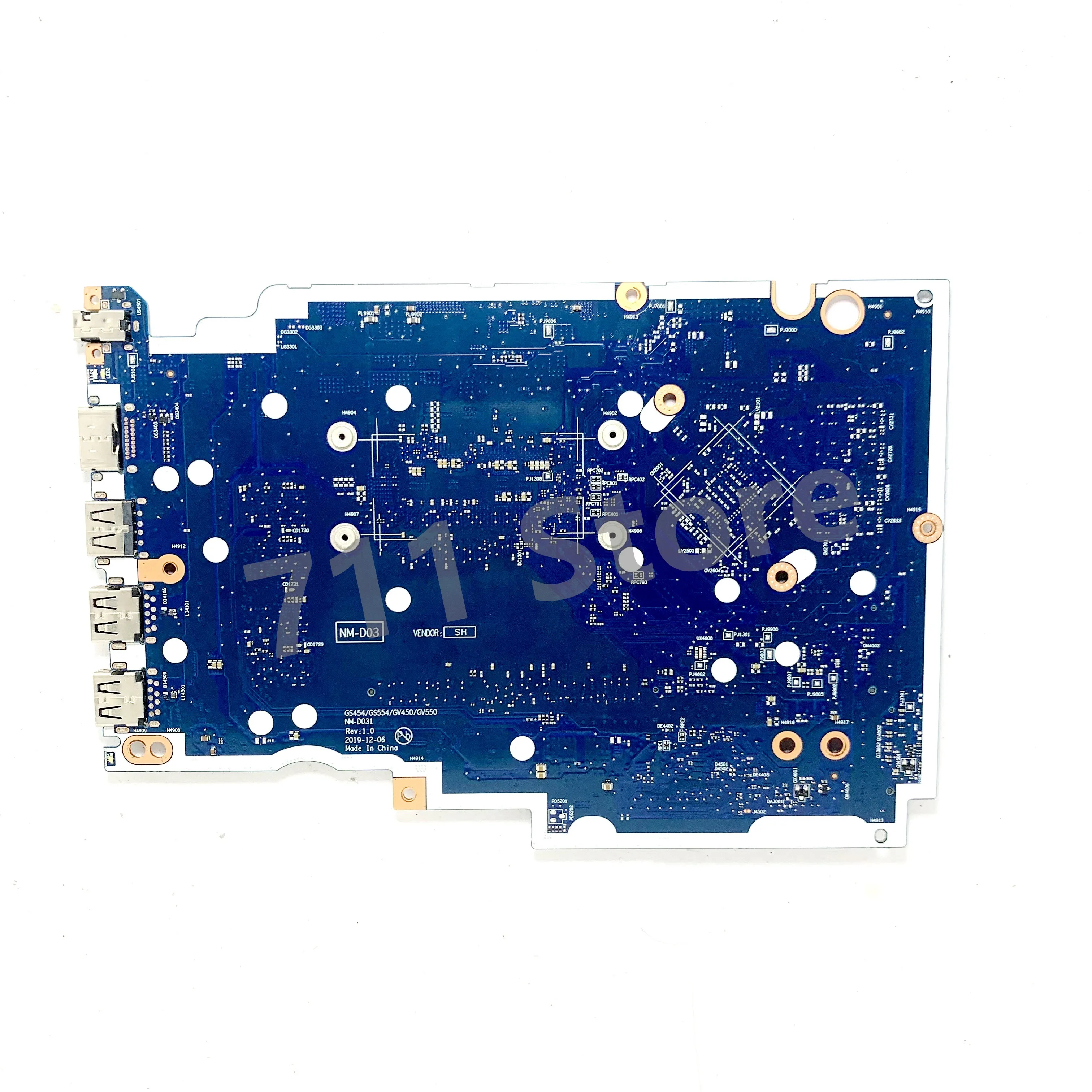 Imagem -02 - Placa-mãe Gs454 Gs554 Gv450 Gv550 Nm-d031 com Cpu Srgkf I31005g1 para Lenovo Ideapad 3-15iil05 Placa-mãe de Laptop 100 Testada ok