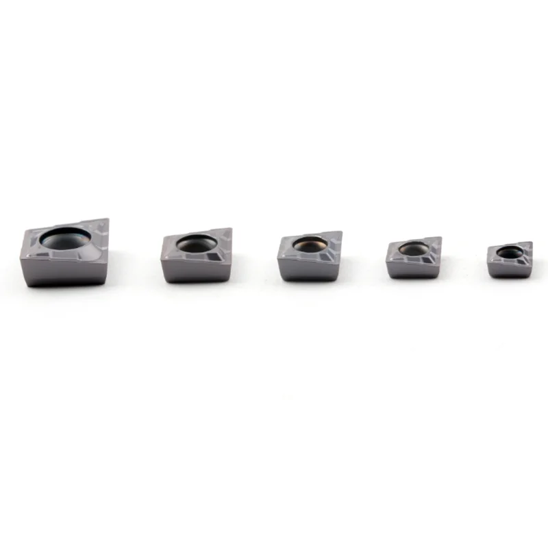 Imagem -04 - Carboneto Insere Ferramentas de Torneamento Lâmina do Cortador para Qcmt050204 Qcmt060204 Qcmt070304 Qcmt080304 Qcmt10t304 10 Pcs Aço Inoxidável