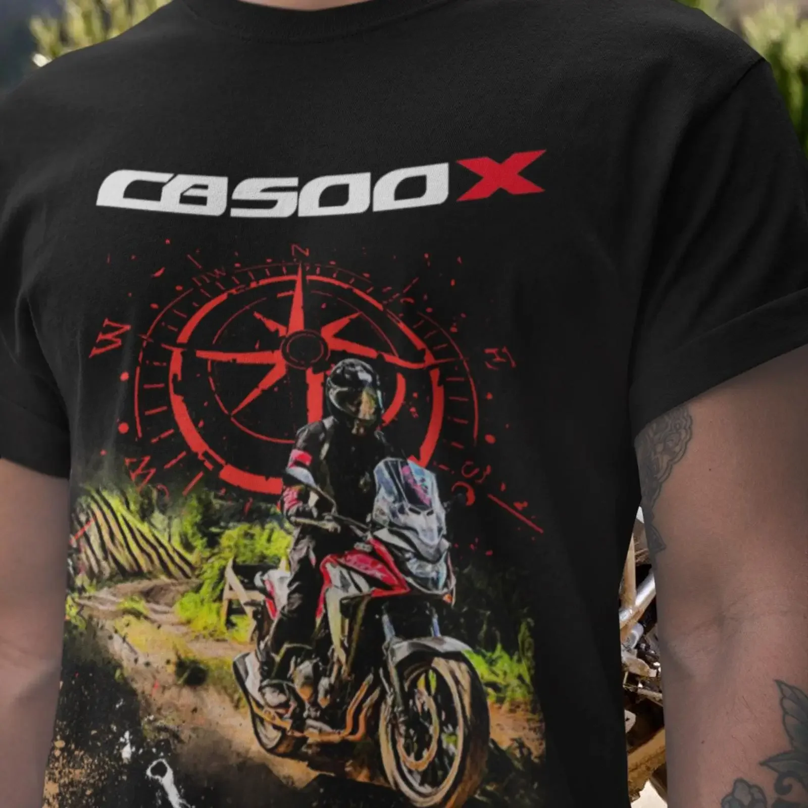 CB 500X T Shirt Adventure Motorcycle for Touring Riders Dual Sport Bike Fans Motorcyclists and Bikers vintage Washed Stylish