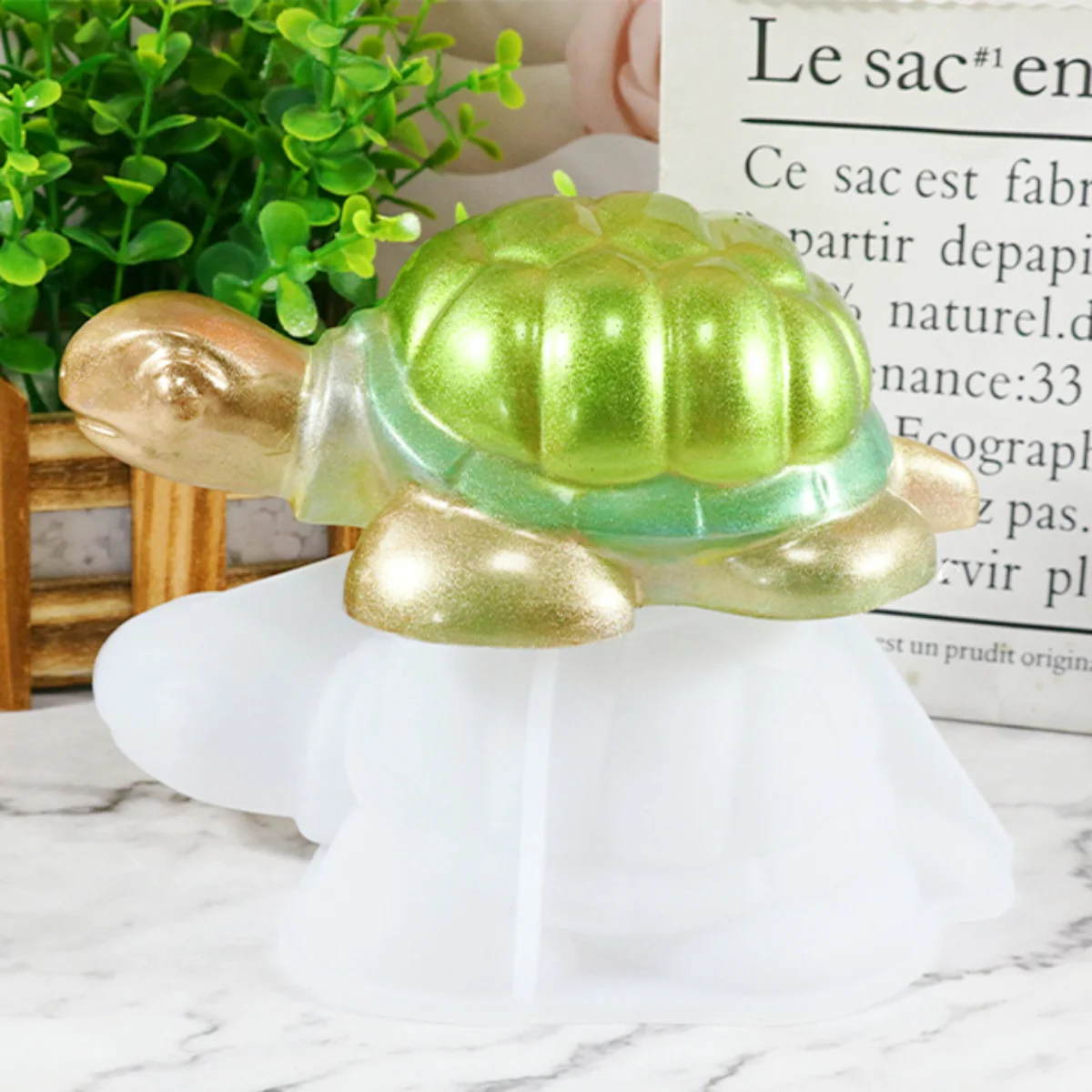 Turtle Candle Silicone Mold DIY Tortoise Soap Resin Crystal Making Tool Animal Chocolate Cake Baking Mold Desk Home Decor Gifts