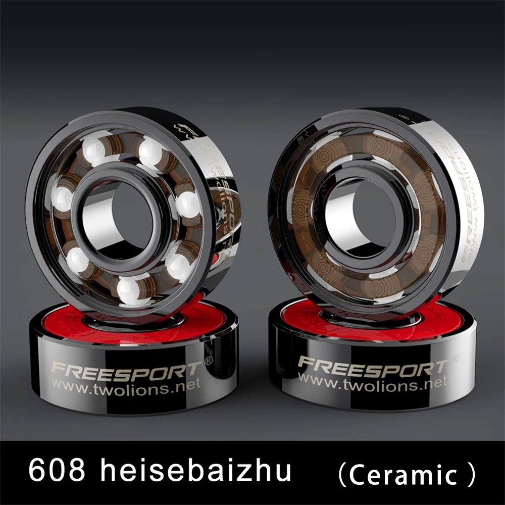 1PC 608 Hybrid Ceramic Bearing ABEC 9 Inline Skate Bearings FreeLine Skate Skateboard LongBoard Rodamientos NR0125