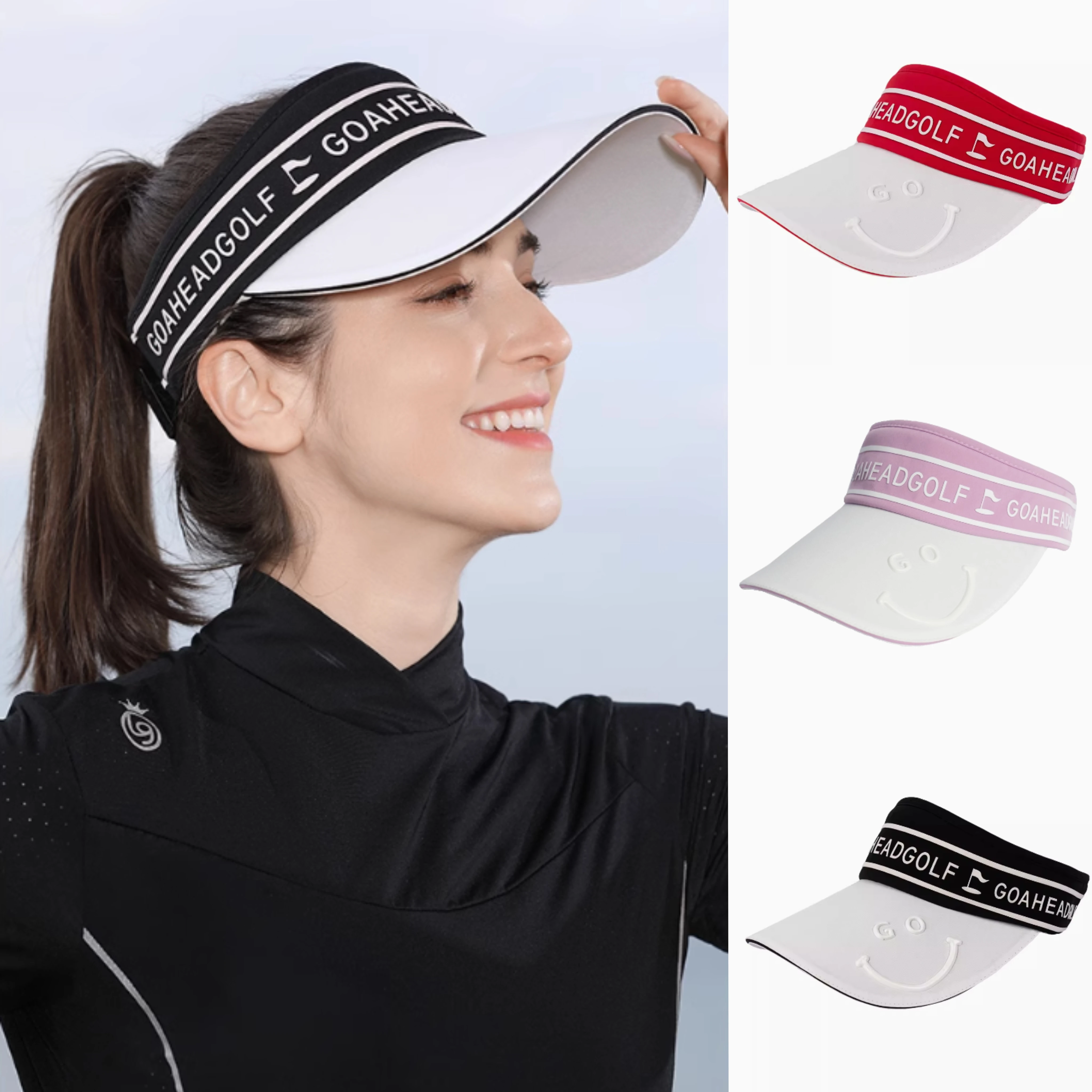 Golf hat, children's sport without top, duckbill hat, sports show off, small face, empty top hat, tennis, baseball, sunshade hat