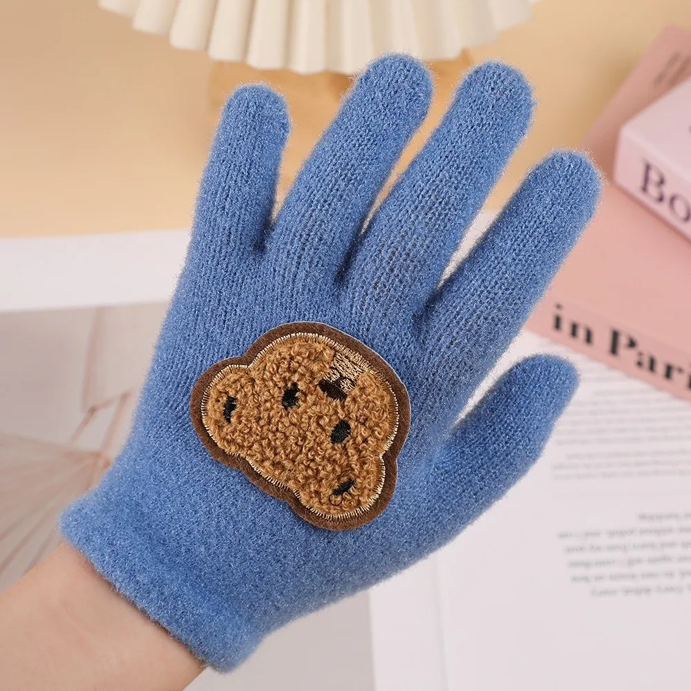 

Fashion Cute Cartoon Bear Children Gloves Cold Proof Windproof Warm Mittens Full Finger Gloves Children