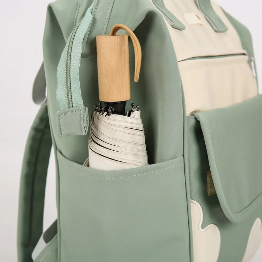 Portable Large Capacity Women's Backpack Lightweight Multi Pocket Baby Diaper Bag Wear-Resistant Waterproof Mommy Bag Teenage