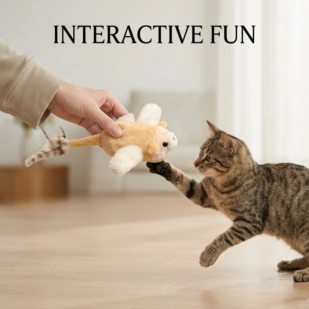 Simulation Mouse Pet Cat Dog Toy Electric Teasing Stick Puzzle Hunting Training Interactive Toys Chew Grind Teeth Cleaning Tools