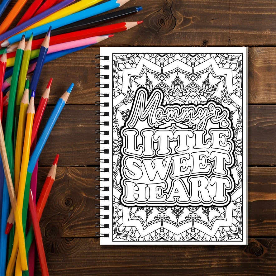 Adult Quotes Coloring Book - 8.3x 11.2 Inch 22 Page Coloring Book - Helps Reduce Stress and Ease Emotions