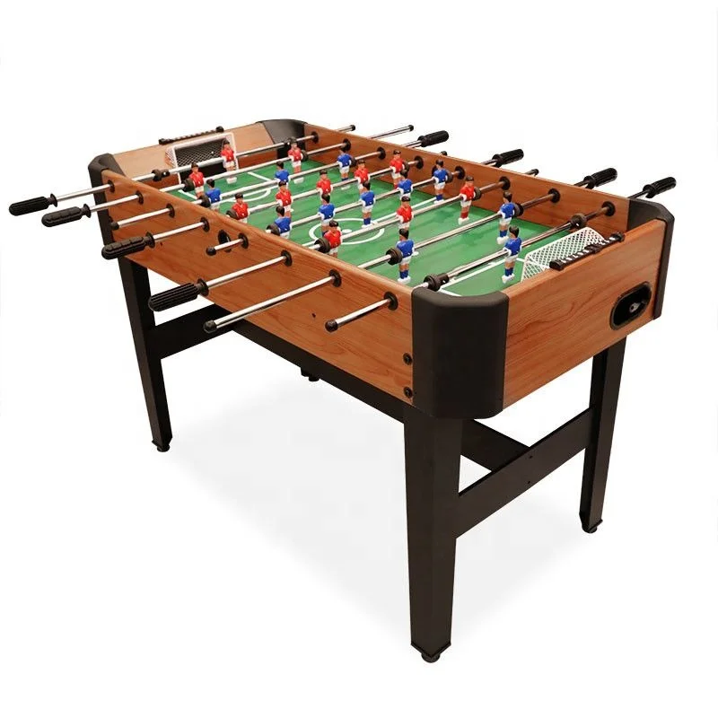 Mini 4 Feet Foosball Table with Red & Blue Soccer Men Player for Kids Indoor Kicker Soccer Game Playing