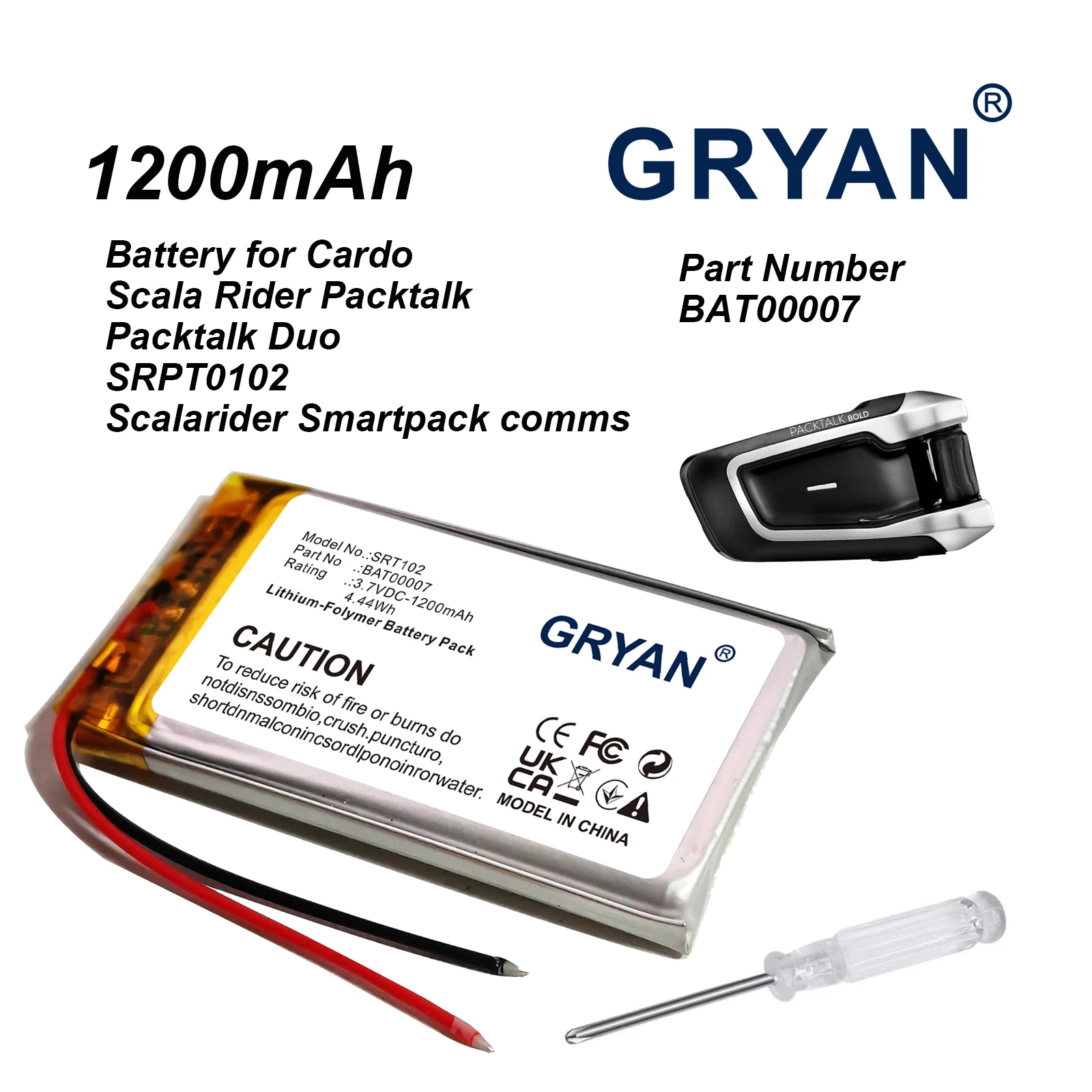 Gryan 1400Mah BAT00…