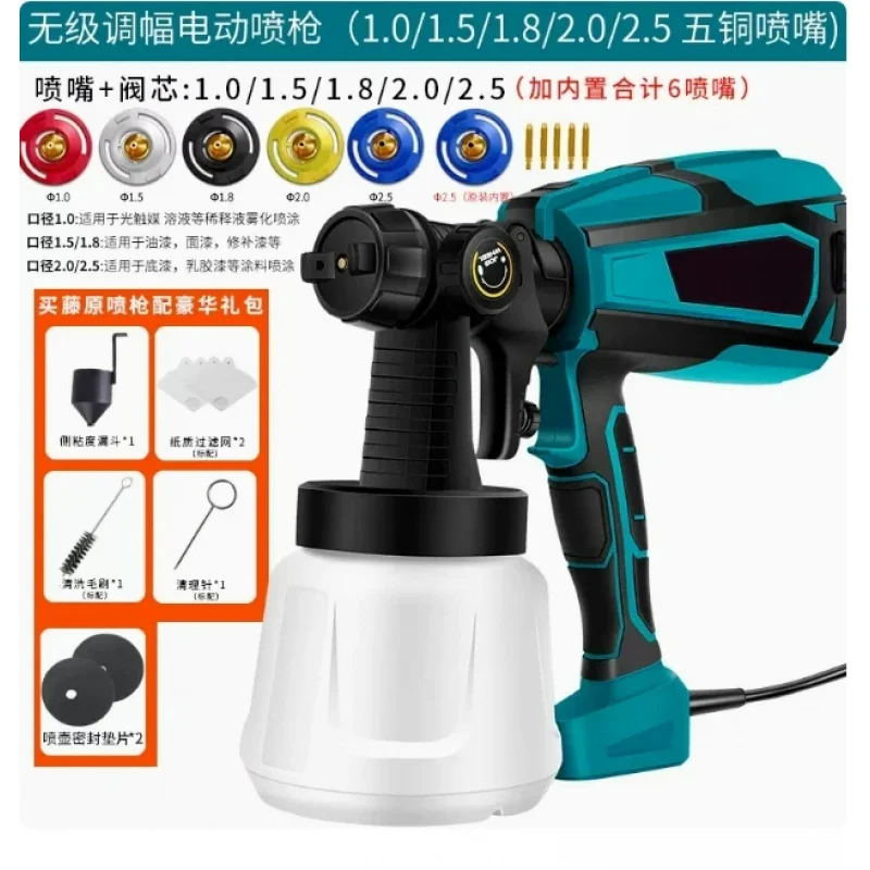 Spraying Grab Furniture Topcoat High-Intensity Atomizer Latex Paint Car Spray Gun