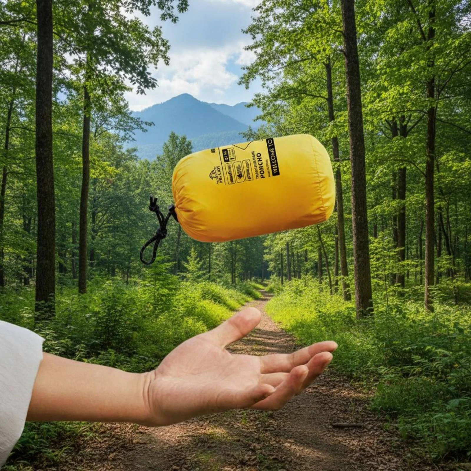 Camping Rain Poncho 3-in-1 Hik - Emergency Poncho Rain recension och pris