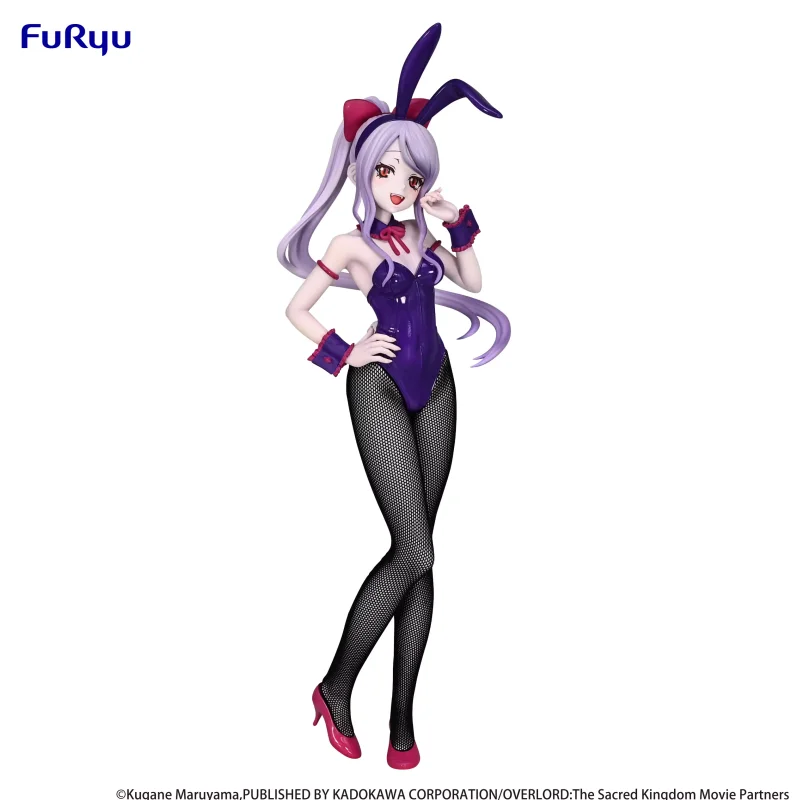 Hot FuRyu Bicute 26cm Bunnies Shalltear Bloodfallen Bunny Girl Overlord Origina Collectible Model Anime Figure Toy Birthday Gift