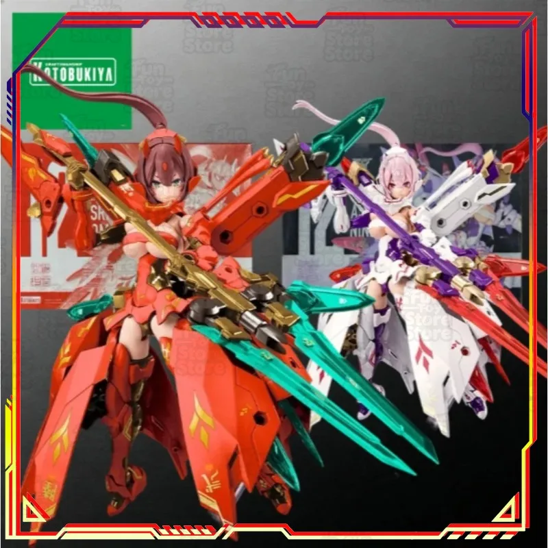 

Megami Device Asra Kyubi Kotobukiya Model Kit Articulated Collectible Action Figure with Accessories 3 Versions Display Stand