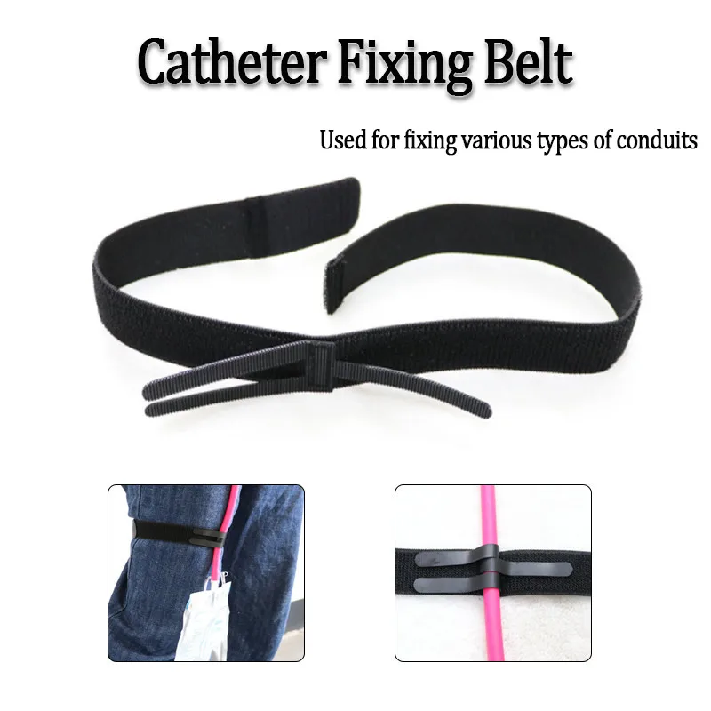 Elastischer Verstellbarer Katheter-Fixiergurt Urindrainagebeutel-Beinbandhalter