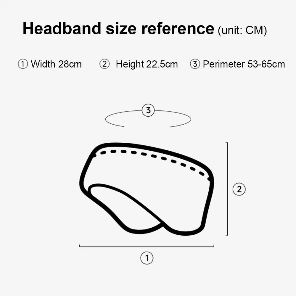 Double Layered Elastic Knitted Sports Headband Ear Protection Hairbands Autumn Winter Ear Muffs Warmers Headwrap