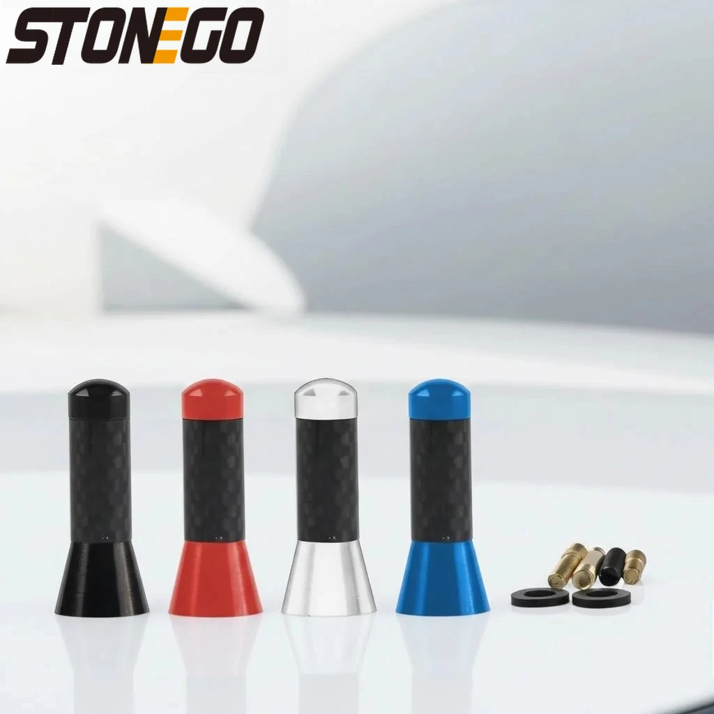 

Автомобильные аксессуары: Короткая антенна на крышу 3,5 см из углеродного волокна, усилитель сигнала, универсальная металлическая мачта для автомобилей