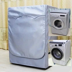 Full shading Sunscreen Washing machine cover Roller Dust Proof Cover Washing Machine Protective Dust Front Load Wash Dryer