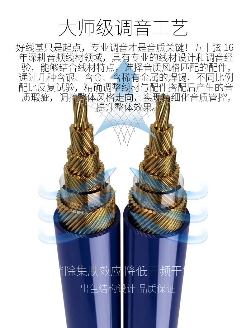 FiftyStrings Whisper 2 core 22awg Japanese Furukawa oxygen-free copper 0.78/mmcx Braid Coaxial Shielding Headphone Upgrade Cable