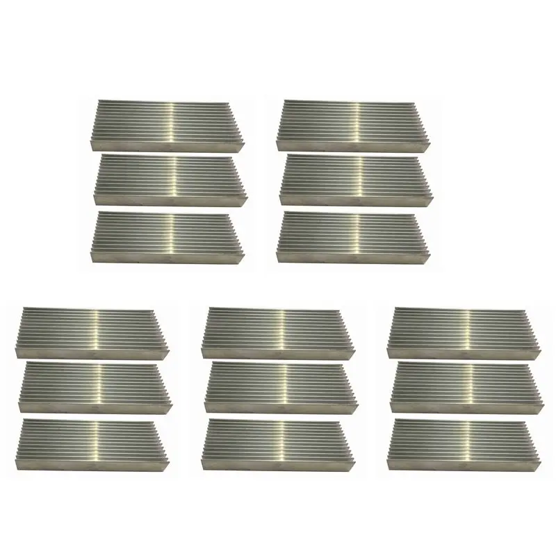 Efficient 15 Pcs Aluminium Power Amplifier Heatsink Heat Sink 100X40x11mm