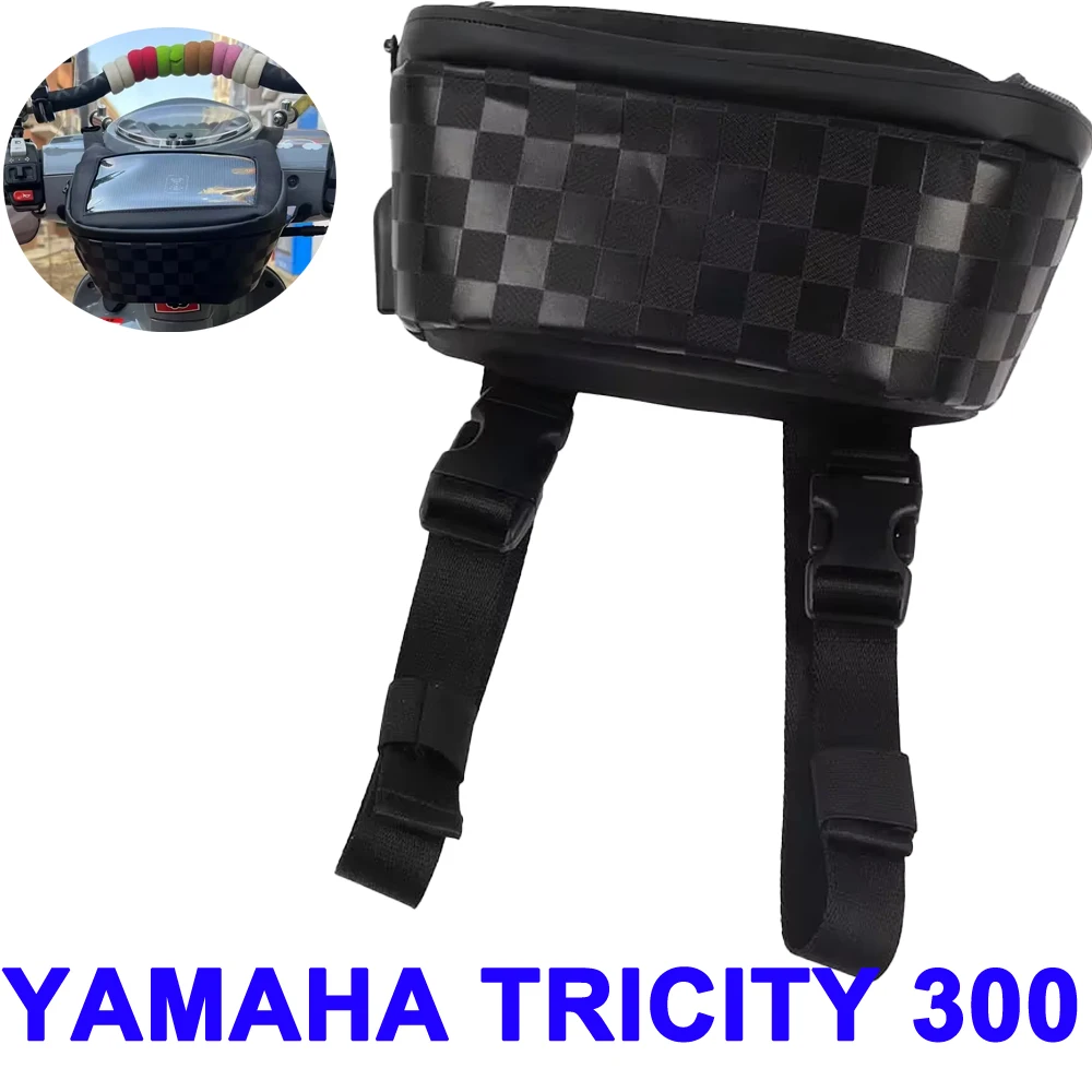 

For YAMAHA Tricity 300 155 125 For PIAGGIO MP3 Motorcycle Accessories Tool Storage Bag Touchscreen Phone Navigation Bag